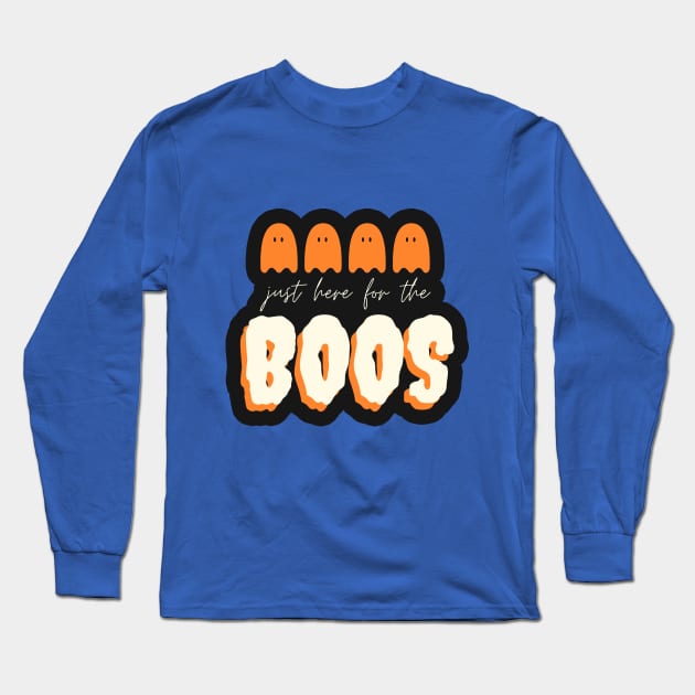 Just here for the Boos - Funny Halloween 2020 Long Sleeve T-Shirt by applebubble